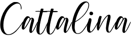 preview image of the Cattalina font