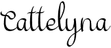 preview image of the Cattelyna font