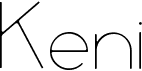 preview image of the CC Keni font