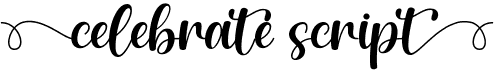 preview image of the Celebrate Script font