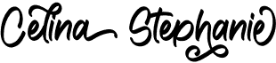 preview image of the Celina Stephanie font