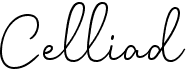 preview image of the Celliad font