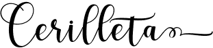 preview image of the Cerilleta font