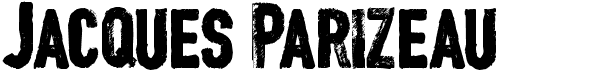 preview image of the CF Jacques Parizeau font