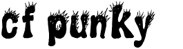 preview image of the CF Punky font