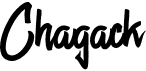 preview image of the Chagack font