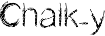 preview image of the Chalk-y font