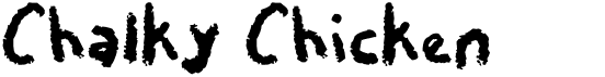 preview image of the Chalky Chicken font