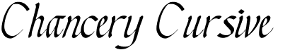 preview image of the Chancery Cursive font
