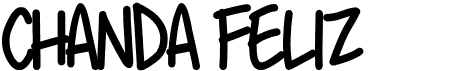 preview image of the Chanda Feliz font