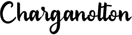 preview image of the Charganolton font