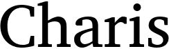 preview image of the Charis SIL font