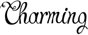 preview image of the Charming font