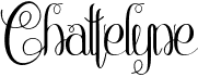 preview image of the Chattelyne font