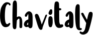 preview image of the Chavitaly font