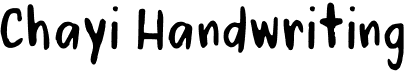 preview image of the Chayi Handwriting font