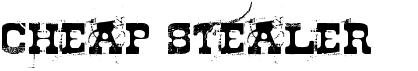 preview image of the Cheap Stealer font