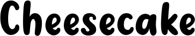 preview image of the Cheesecake font