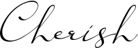 preview image of the Cherish font