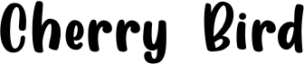 preview image of the Cherry Bird font