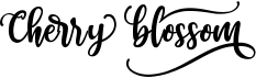 preview image of the Cherry Blossom Script font
