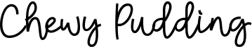 preview image of the Chewy Pudding font