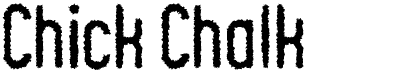 preview image of the Chick Chalk font