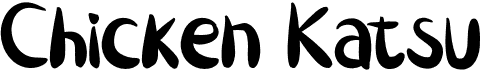 preview image of the Chicken Katsu font