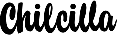 preview image of the Chilcilla font