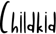 preview image of the Childkid font