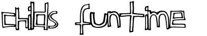 preview image of the Childs Funtime font