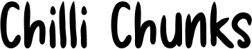 preview image of the Chilli Chunks font