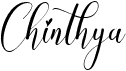 preview image of the Chinthya font