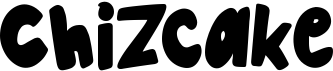 preview image of the Chizcake font