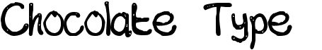 preview image of the Chocolate Type font
