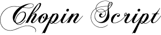 preview image of the Chopin Script font