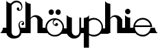 preview image of the Chouphie font