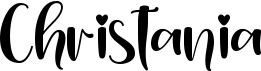 preview image of the Christania font