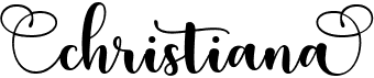 preview image of the Christiana Script font
