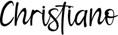 preview image of the Christiano font
