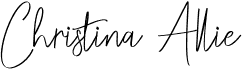 preview image of the Christina Allie font