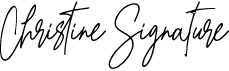 preview image of the Christine Signature font