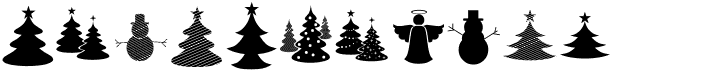 preview image of the Christmas I font
