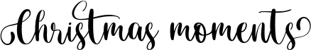preview image of the Christmas Moments font