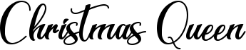 preview image of the Christmas Queen font