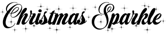 preview image of the Christmas Sparkle font