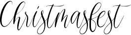 preview image of the Christmasfest font