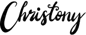 preview image of the Christony font