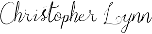 preview image of the Christopher Lynn font