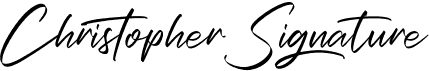 preview image of the Christopher Signature font